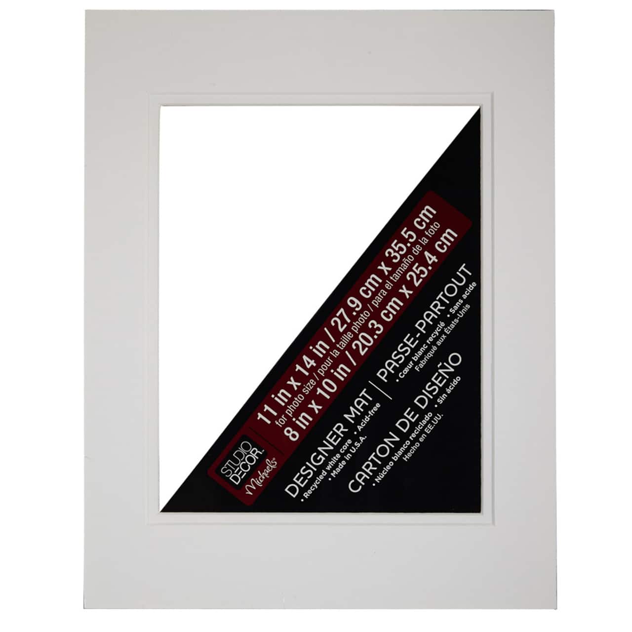 11" x 14" Double Mat By Studio Décor®, 8" x 10" Opening